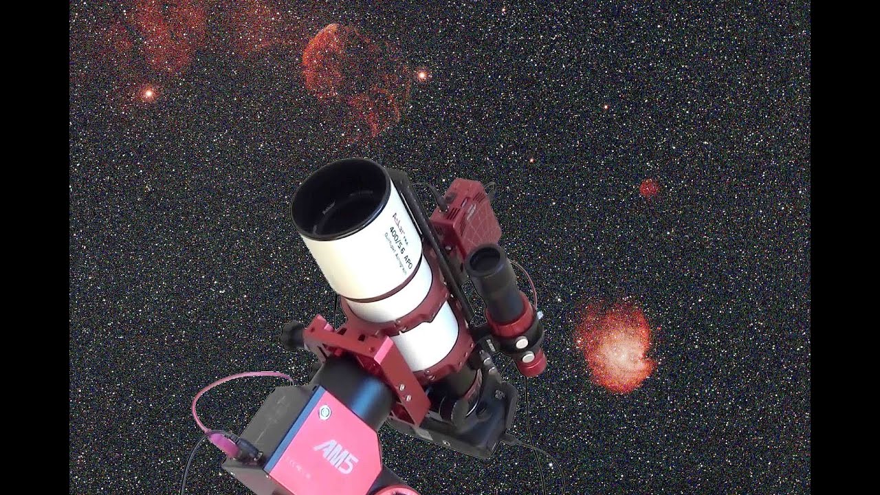 Jellyfish and Monkey Head Nebula with Askar FRA400 and DSLR.
