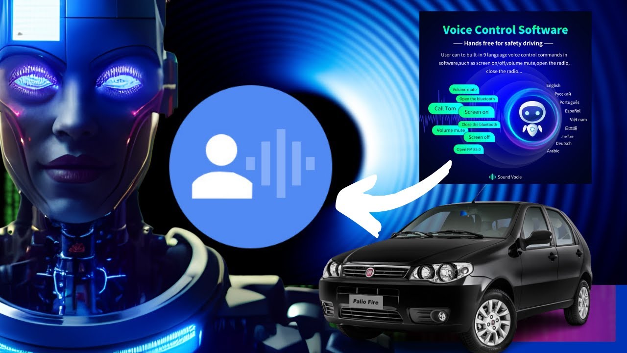 Controlar a Multimidia Android por voz, de forma fácil e muito rápido com Voice Access no Palio
