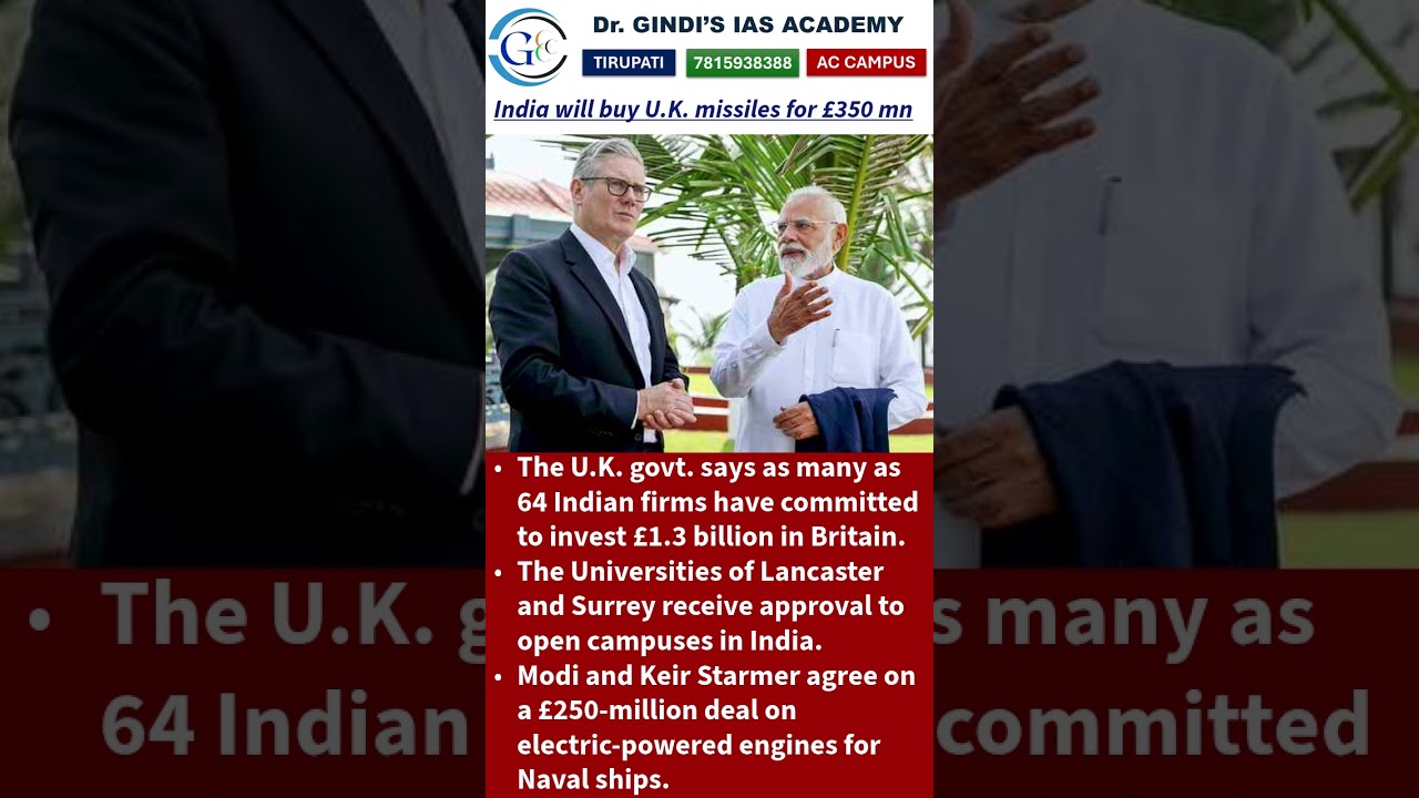 INDIA will buy UK Missiles#upsc#ias#ips#civils #ir#ssc#appsc#recent #latest #news#trending#today