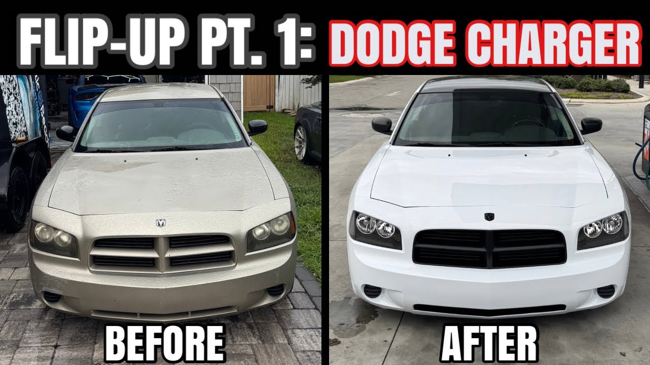 FULL BUILD: Buying & Rebuilding a $1,200 Dodge Charger in 1 Hour