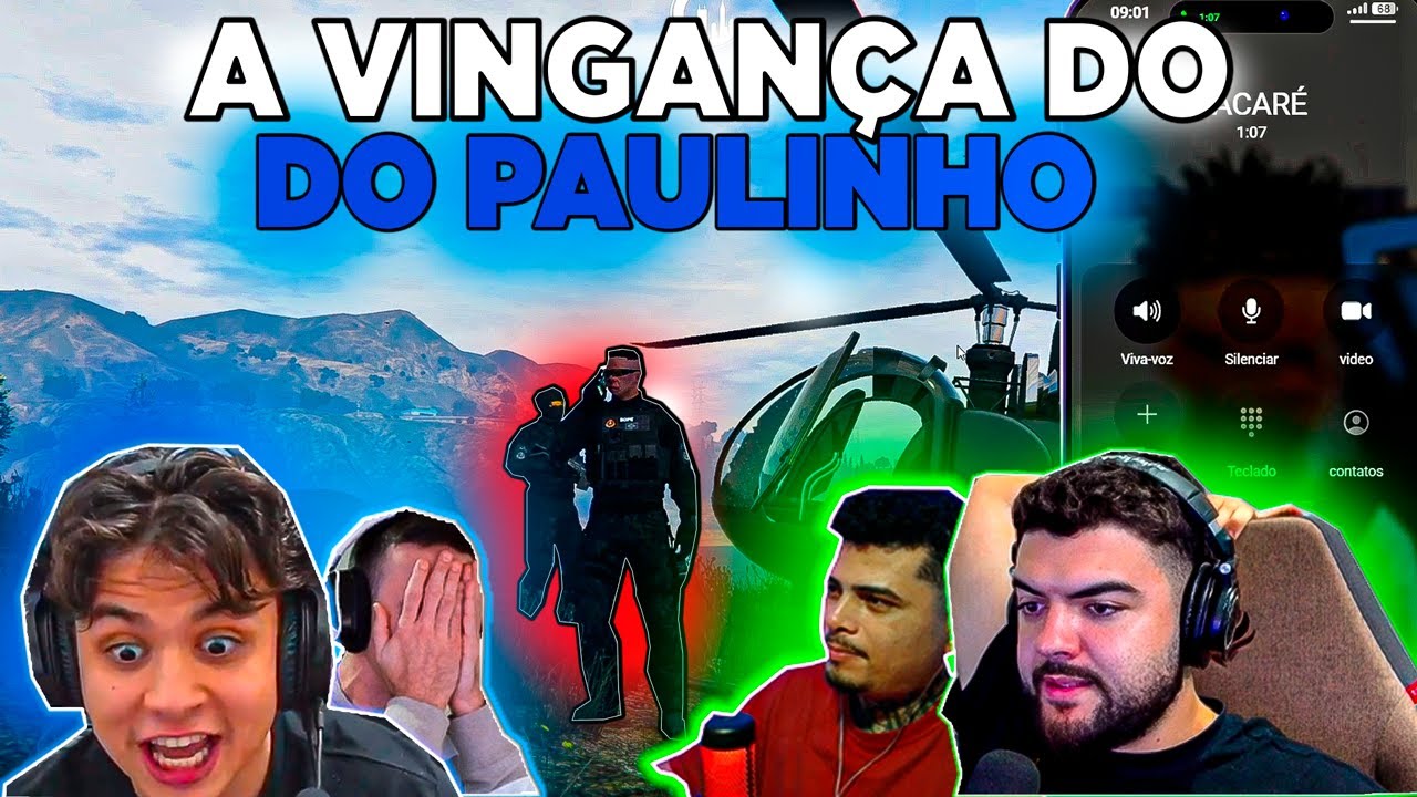 😂🔥A VINGANÇA DO PAULINHO BOPE CONTRA O ILEGAL INTEIRO! M3TRALHAR4M A FAVELA DO TICO! FICOU Bolado!😤🔥