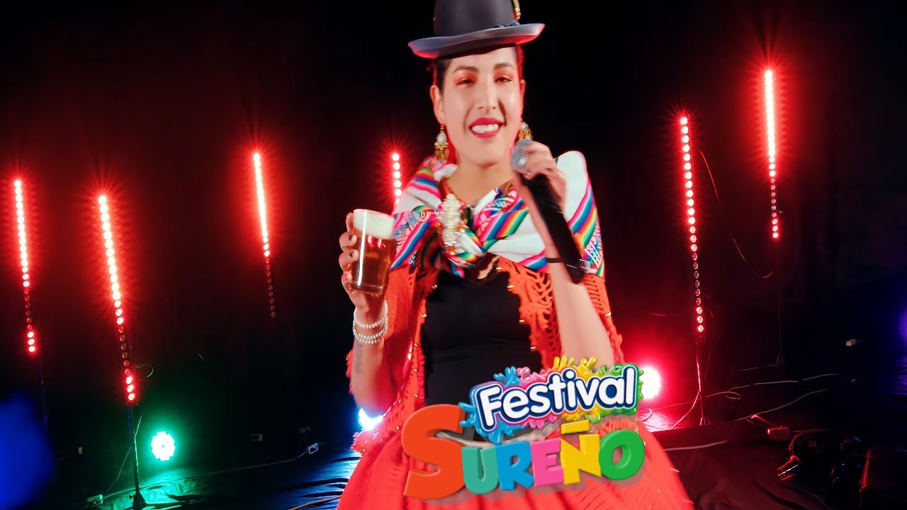 YUDELIZA Y Los Elegantes del Vacilón TOMO UNA CERVEZA ♫ Festival Sureño 4K 2023