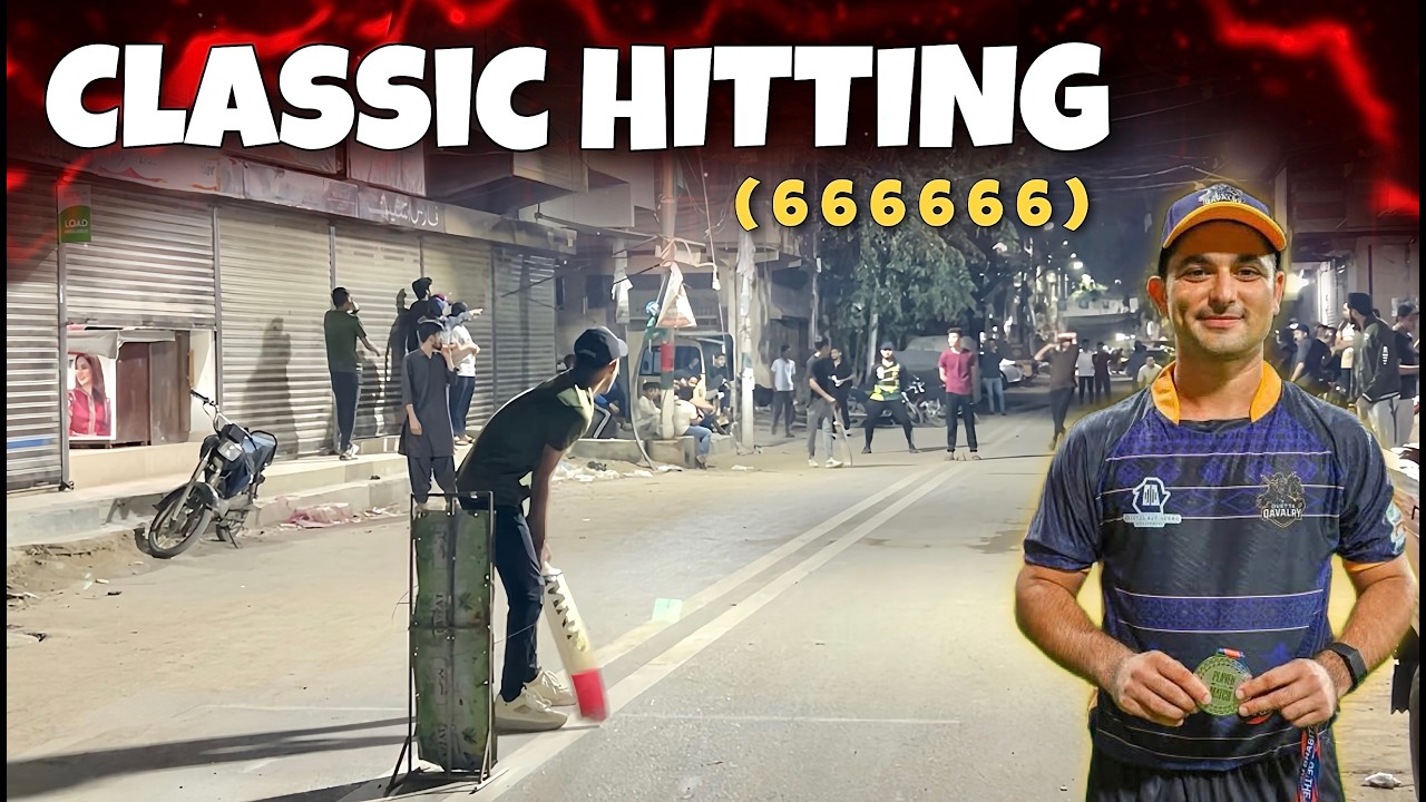 Hamza or sami ne ramzan night cricket tournament main ki classic hitting🔥 | Cricket Vlog