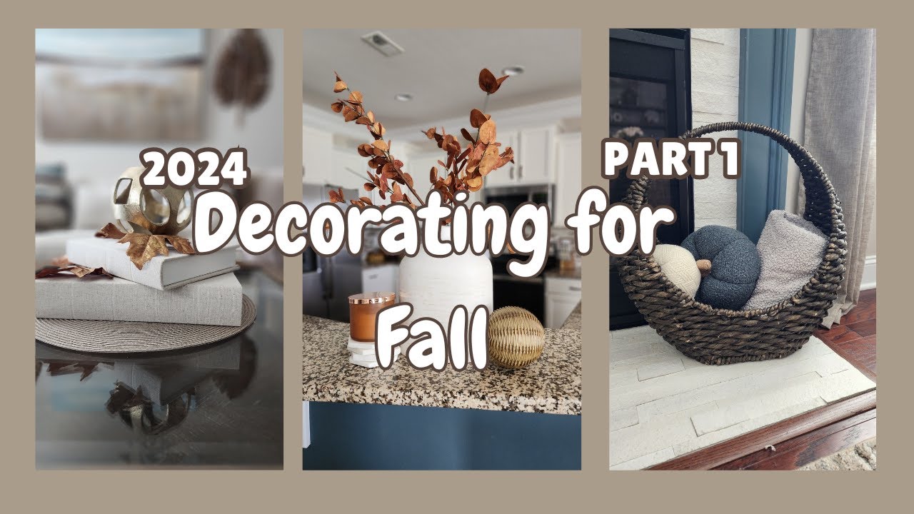 2024 Fall Decorate With Me | Family Room & Kitchen | Fall Decor