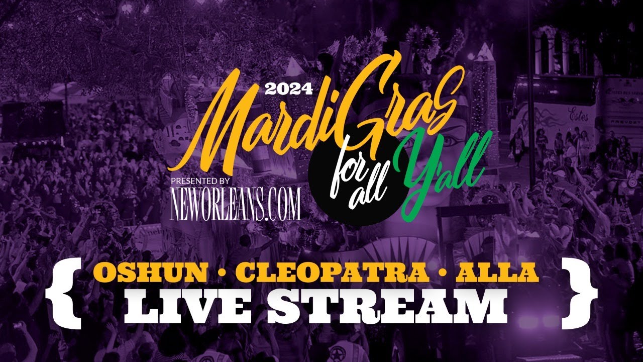 NOLA.com Parade Cam: Oshun, Cleopatra, Alla