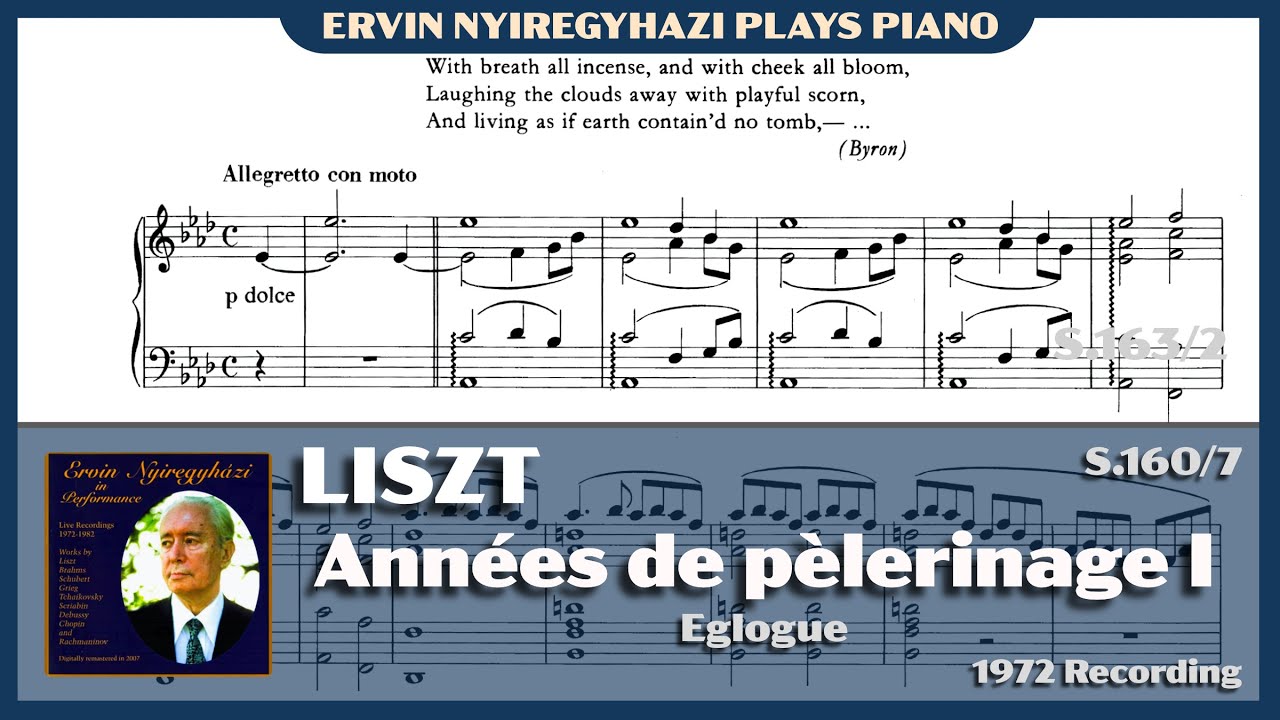 Nyiregyházi plays Liszt: Eglogue, S.160/7 [HQ]