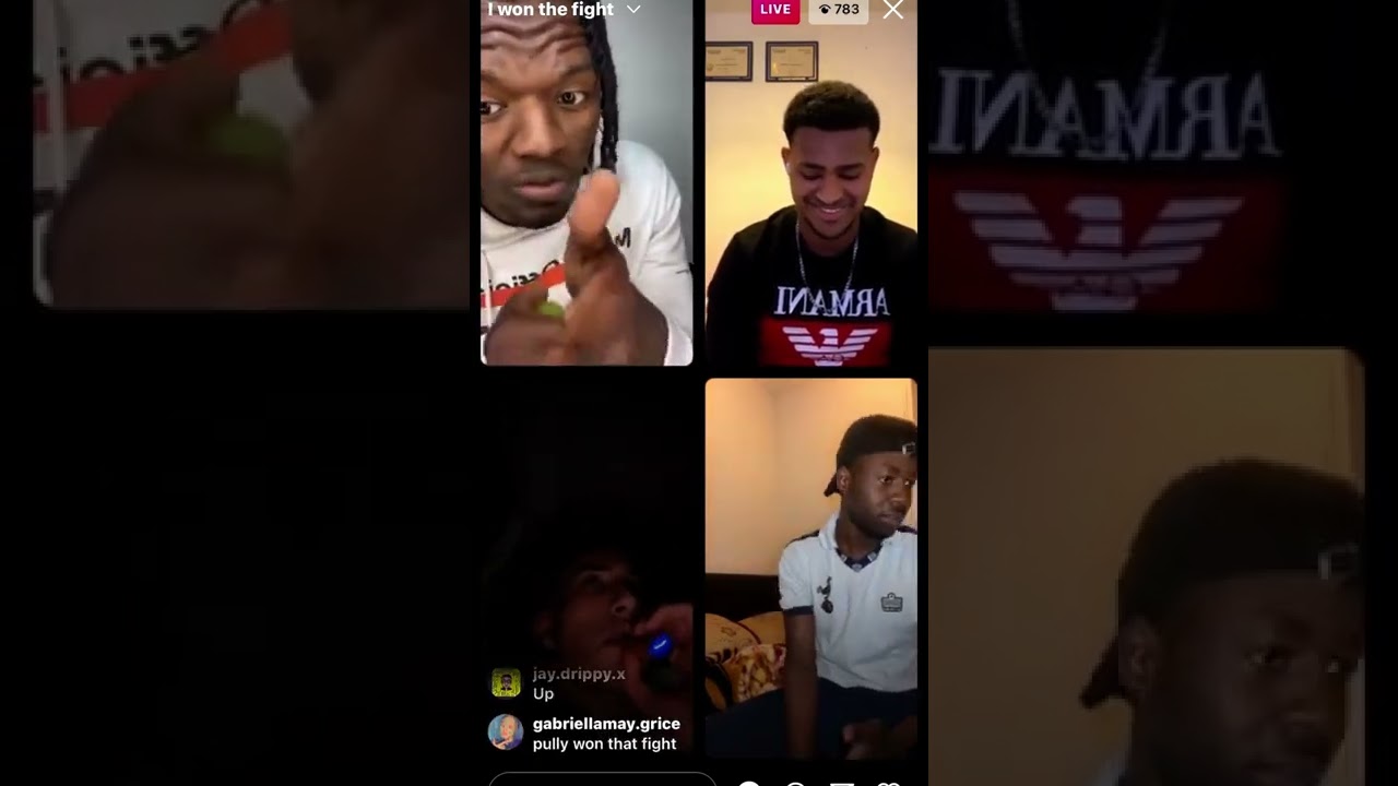 Pully and S1 beef Instagram live 2-14-22 after the fight