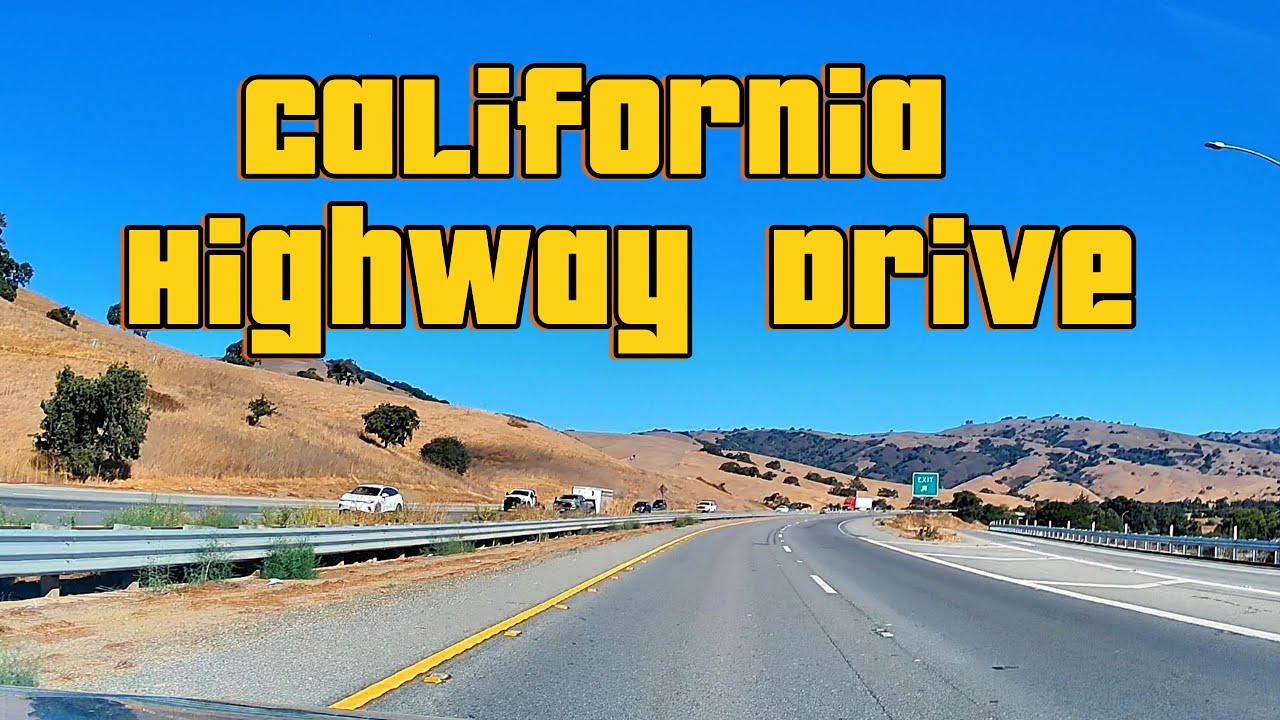 Relaxing Midday Drive from San Jose to LA — California Highway Dashcam