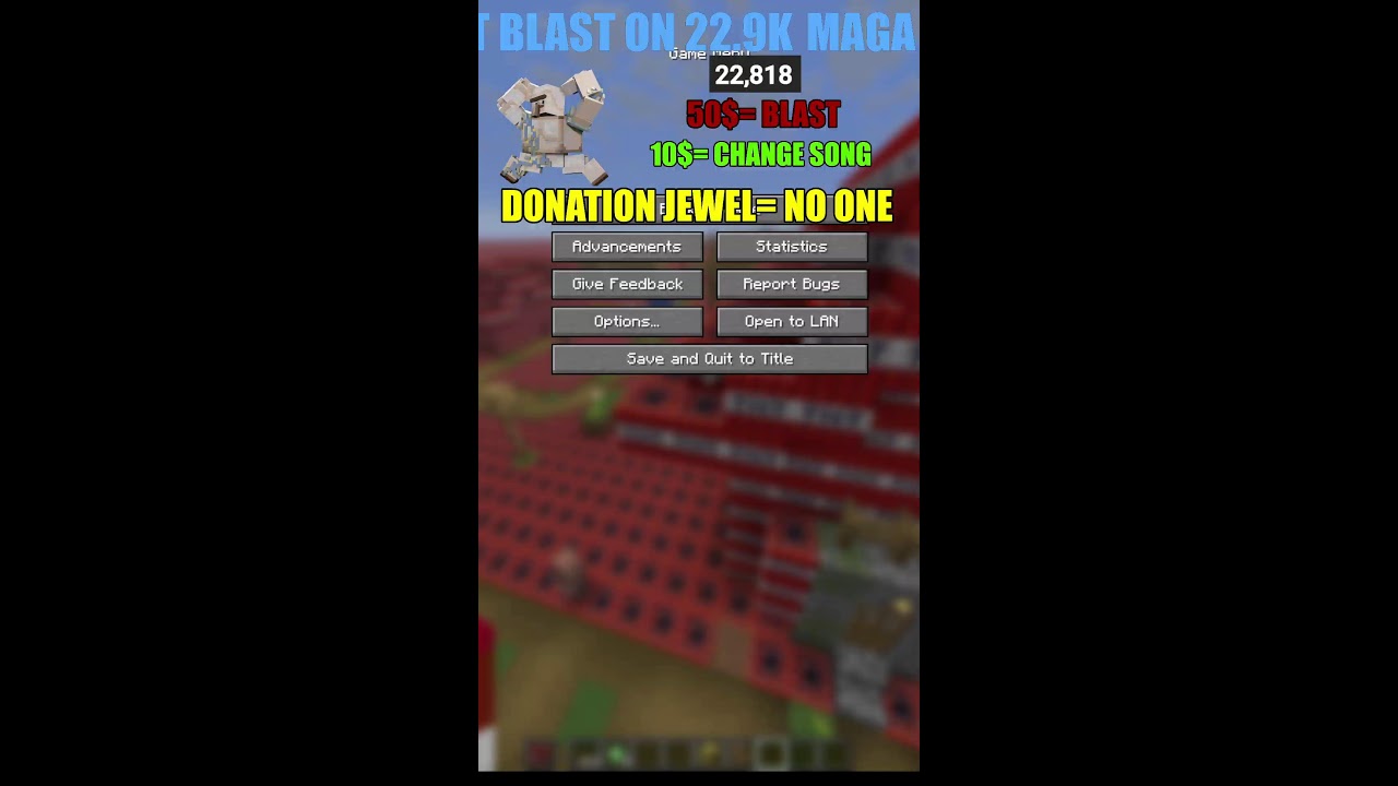Minecraft with TNT Block 🤯