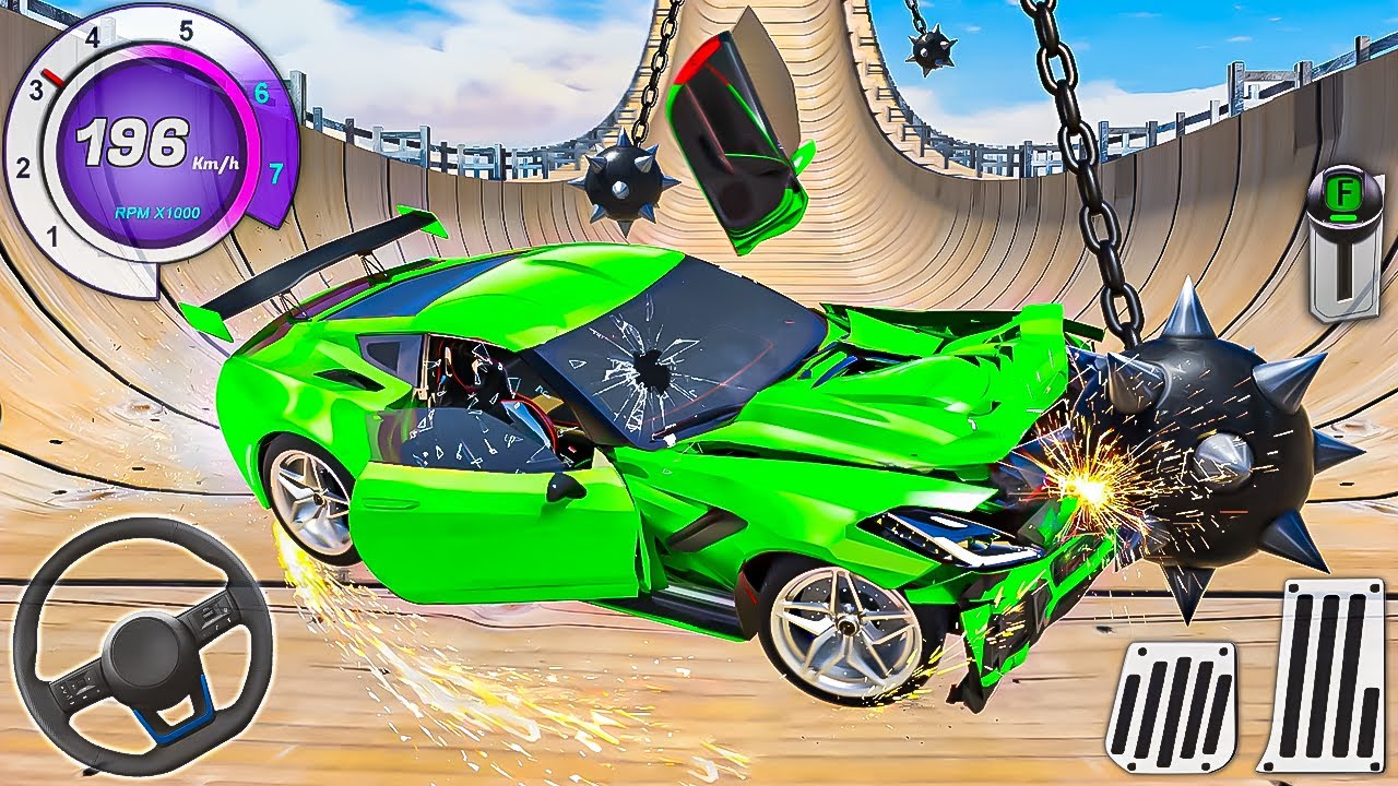 Beam Drive Car Crash Compilation Simulator 2025 - Extreme Derby Car Driving - Android Gameplay
