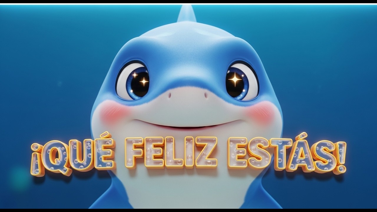 Bebé Tiburón y las Burbujas Pop 🦈🫧 Canción Infantil Divertida y Educativa en Español Para Niños