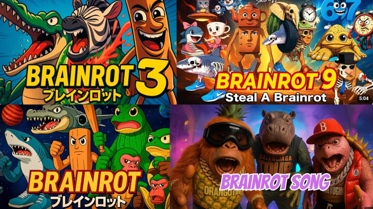 4 tops de canciones de brainrots