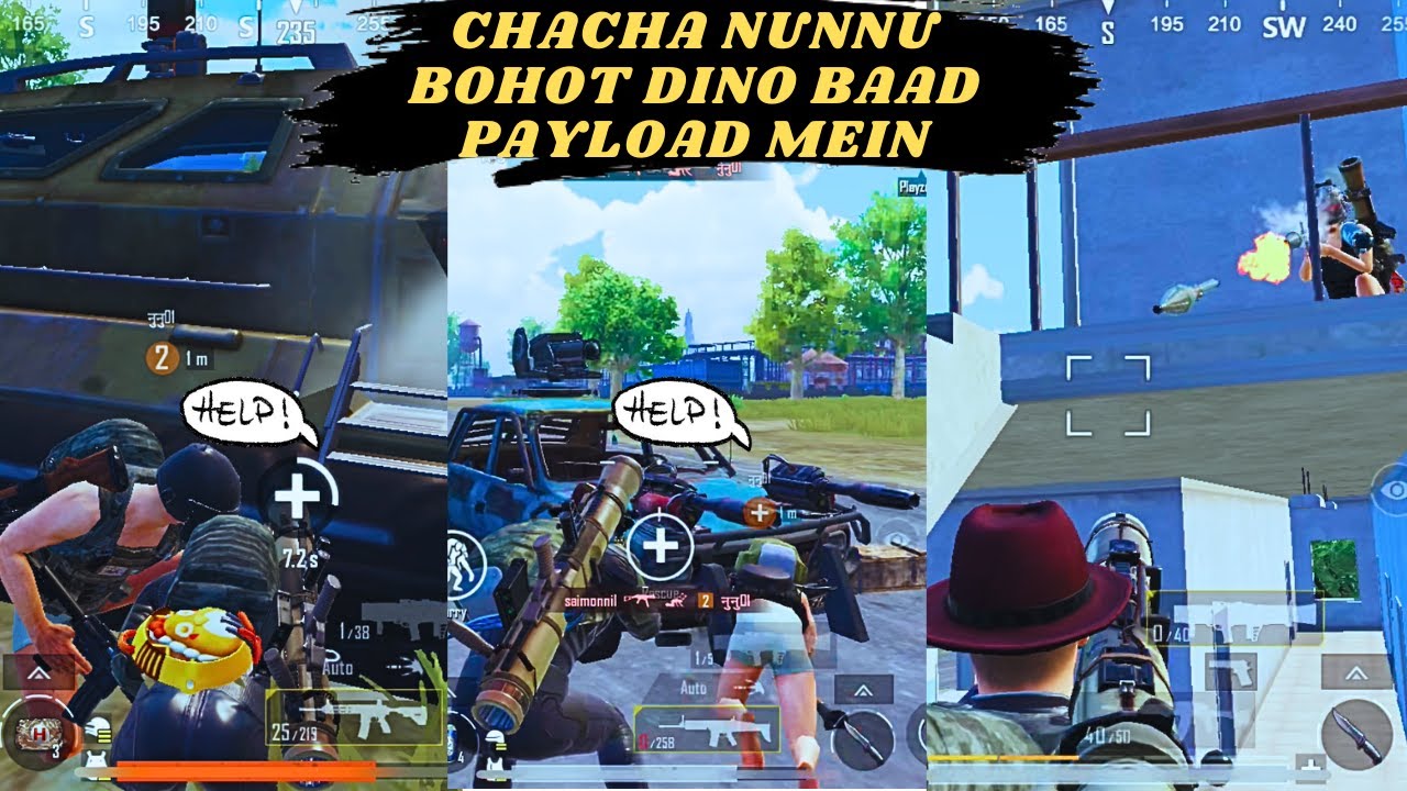 NUNNU NE DIYA CHALLENGE CHACHA KO PAYLOAD MEIN |BGMI|