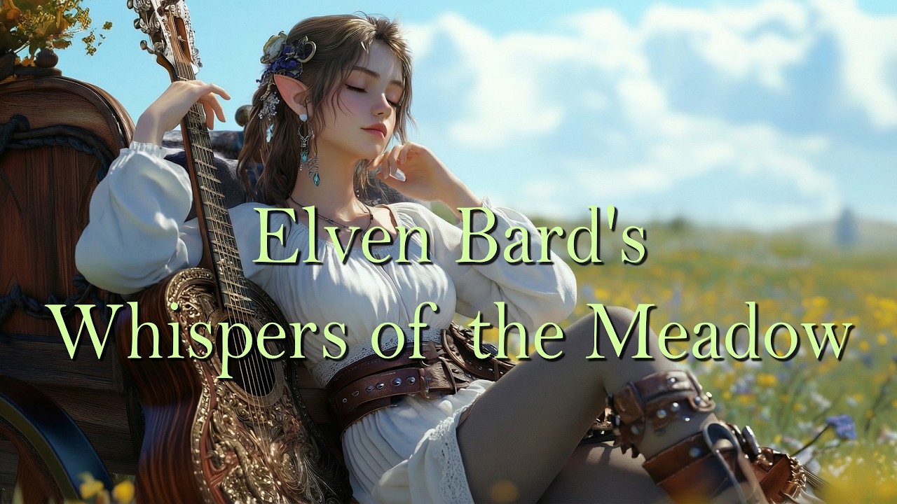 Elven Bard's Whispers of the Meadow | Relaxing Medieval Fantasy Music and Ambience | Celtic Music