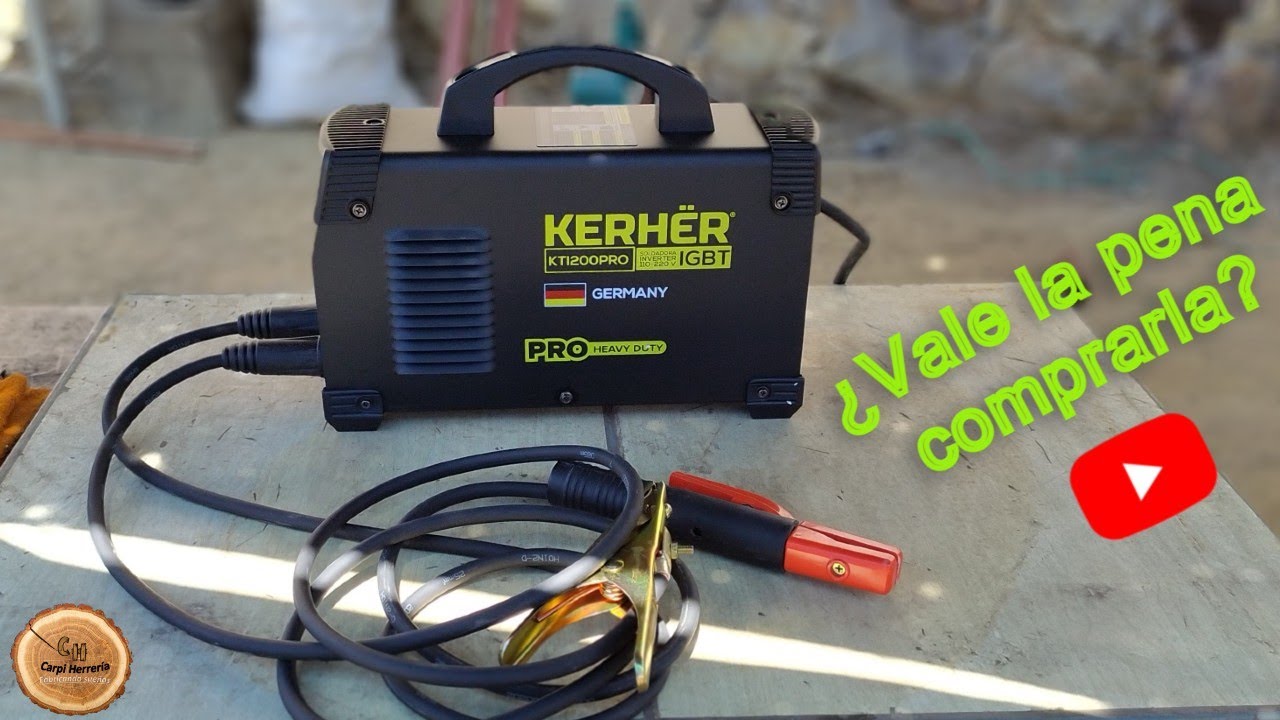 Soldadora Inversora KERHER (KTI200PRO). Unboxing y pruebas.