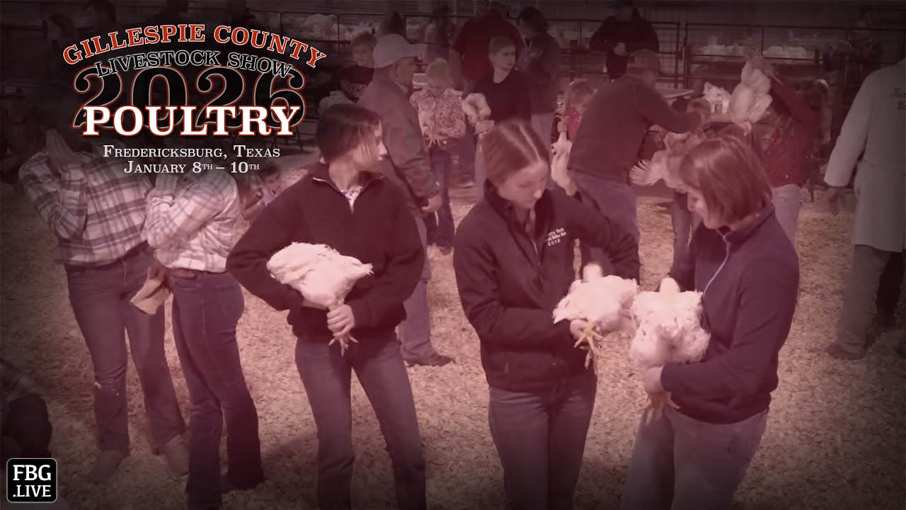 POULTRY - 2026 Gillespie County Youth Livestock Show
