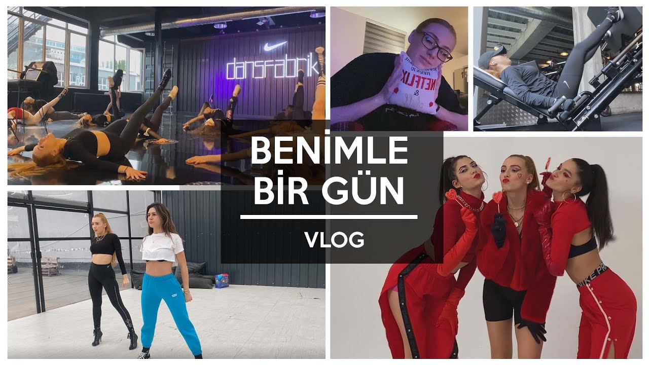Benimle Bir Gün | Antrenman, Çekimler, Dersler... | Vlog