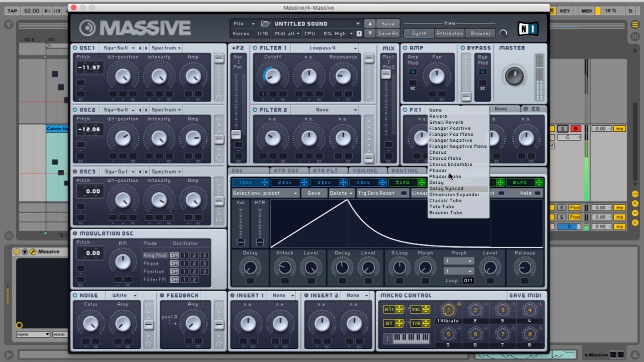 Calvin Harris Rollin Synth
