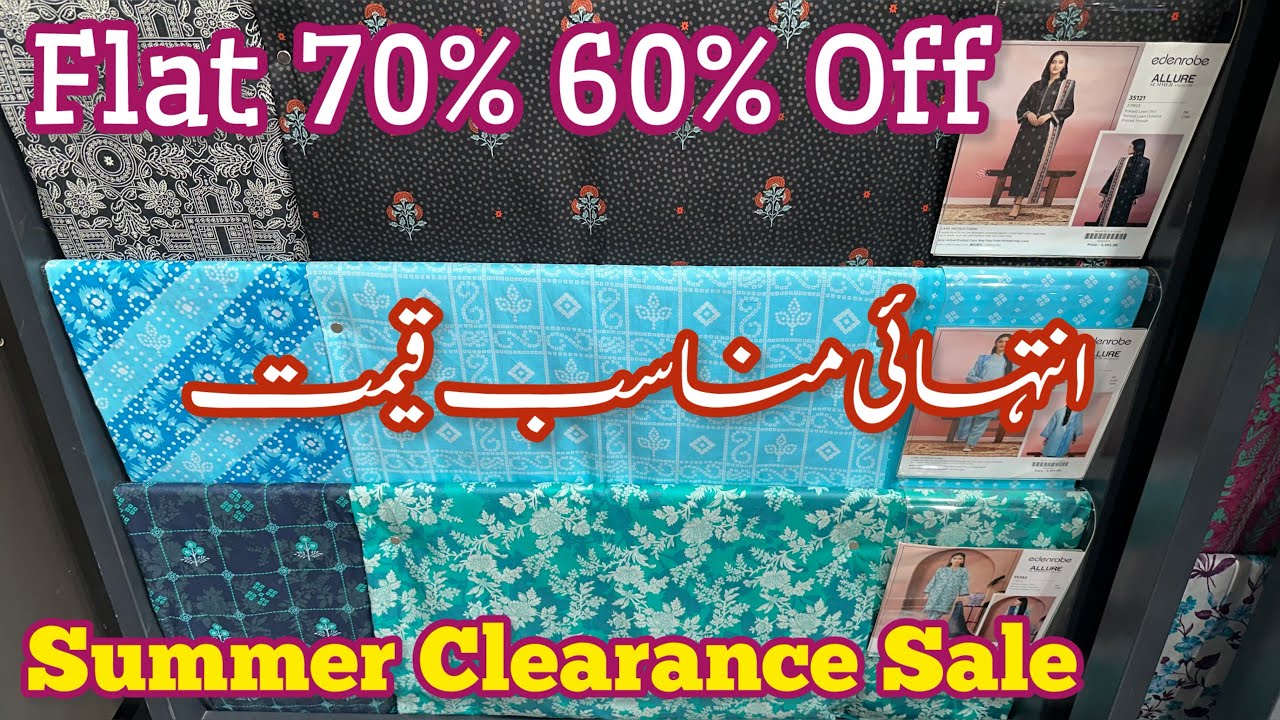 Edenrobe 70% 60% Off | Edenrobe Summer Clearance sale 2025 ❤️