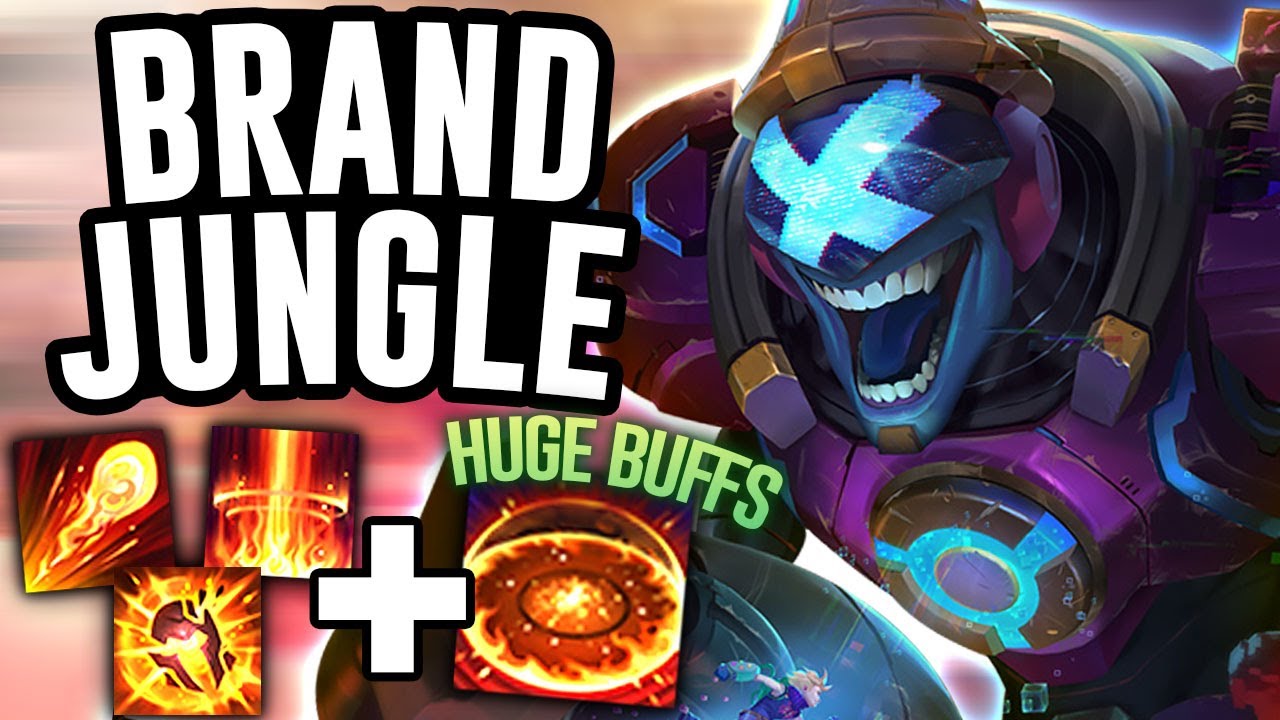 BRAND JUNGLE BUFFS ARE SO STRONG!! - League of Legends