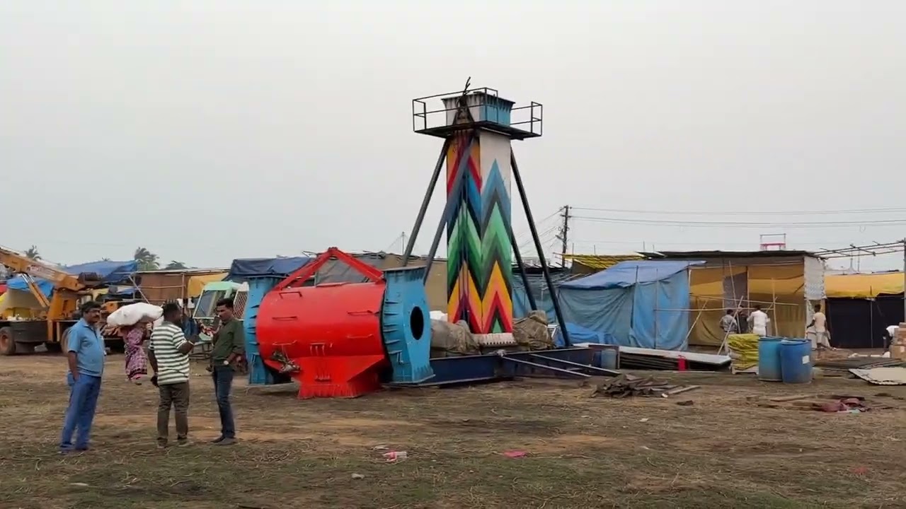 Mapusa Goa Mela Bageshwar Mandir Sab Jhule Par sil  mar diya hai 