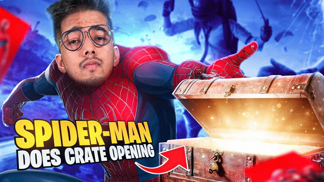 CAN SPIDERMAN BE LUCKY AT CRATE OPENINGS? | Funny BGMI Highlights