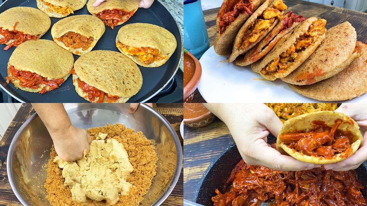 GORDITAS DE MASA DE CHICHARRON CON UN GUISADO DE RECHUPETE!