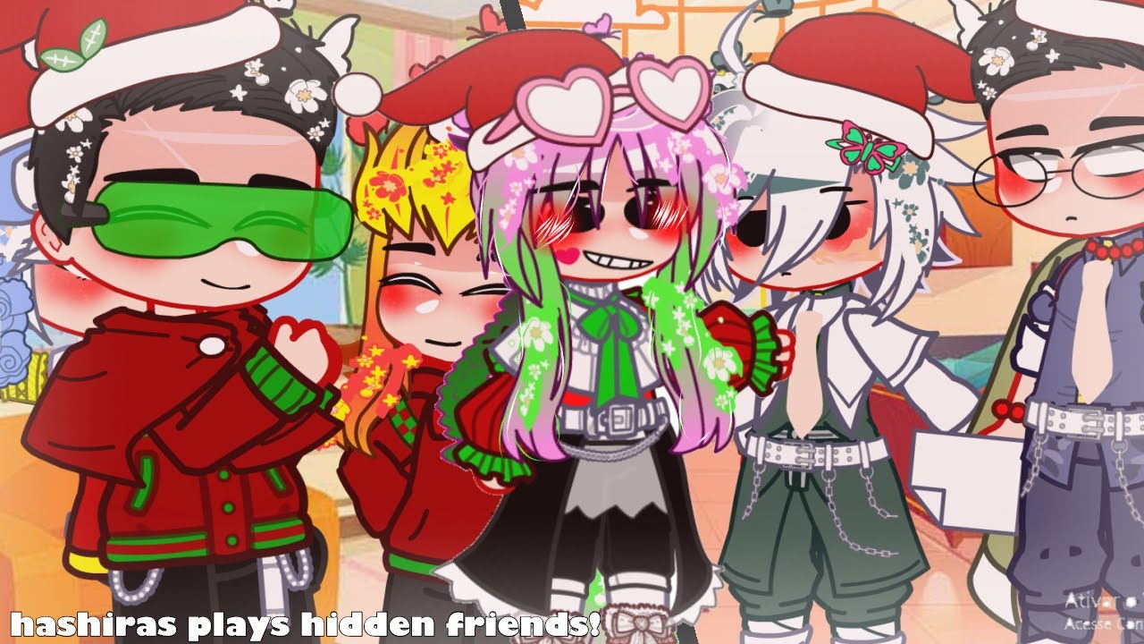 hashiras plays hidden friend! // kny/ds // gacha nebula // my au! // christmas special!!