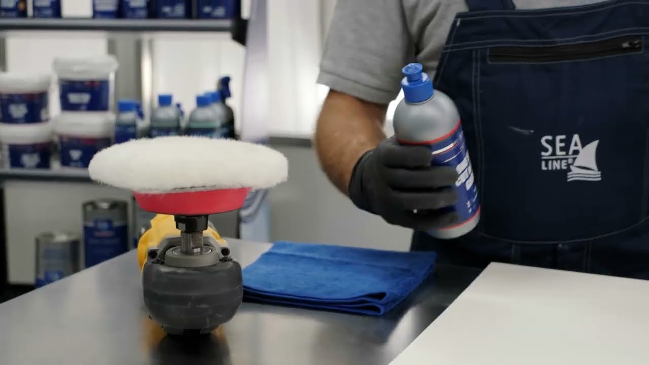 Polerowanie jasnego żelkotu i lakieru pastą S1 Premium