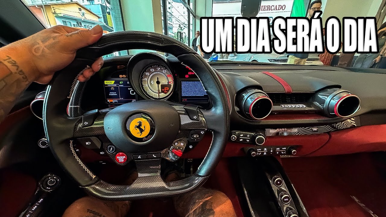 A FERRARI 812 GTS MEXEU COM MEU CORA&Ccedil;&Atilde;O