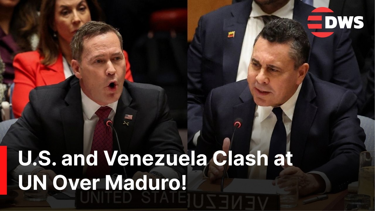HEATED UN DEBATE: U.S. and Venezuela Clash Over Maduro Kidnapping Allegations | DWS News | AC1Z