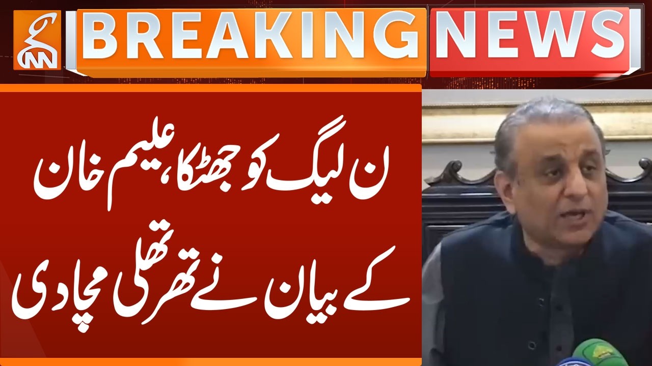 Big Blow to PML-N - Aleem khan &  PPP Give BIG Surprise | Breaking News | GNN