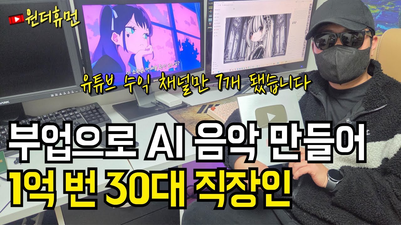 AI로 회사에서 몰래 음악 만들어 1억 버는 30대 직장인