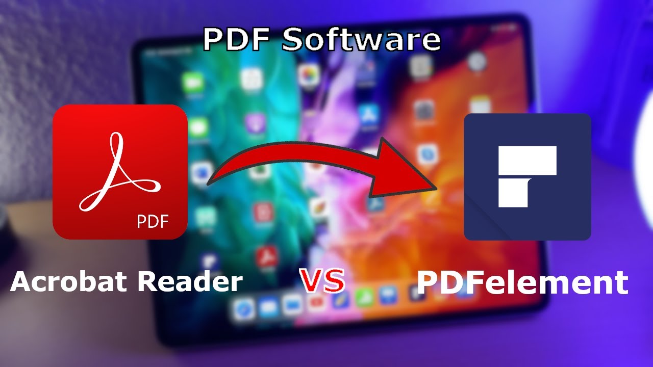 PDFs auf dem iPad bearbeiten 😱📱 Super einfach! Adobe Acrobat vs Wondershare PDFelement Deutsch GAT