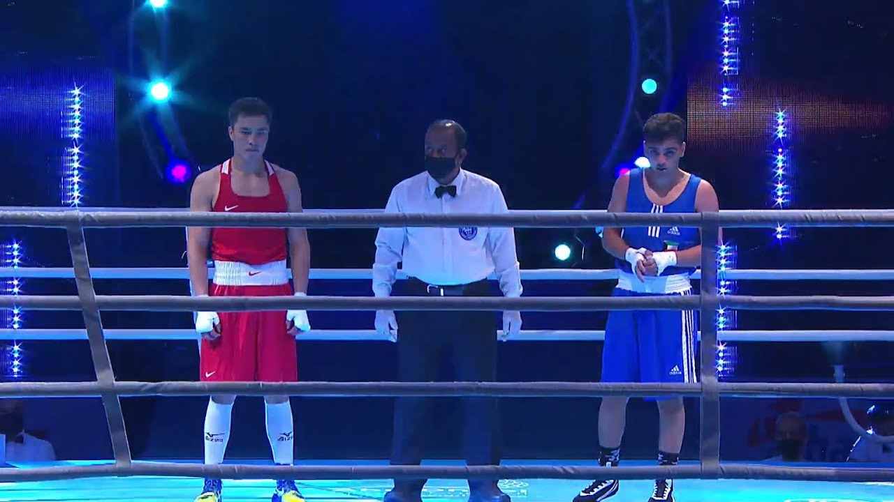 2021 ASBC Day 1 (69kg) KGZ vs KUW | Asian Elite Men and Women Boxing Championships Delhi-Dubai