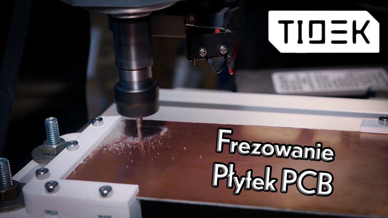Moje pierwsze PCB wykonane na CNC 3018 - przer&oacute;bka frezarki, narzędzia i pisanie gcode #CNC 3018 pro