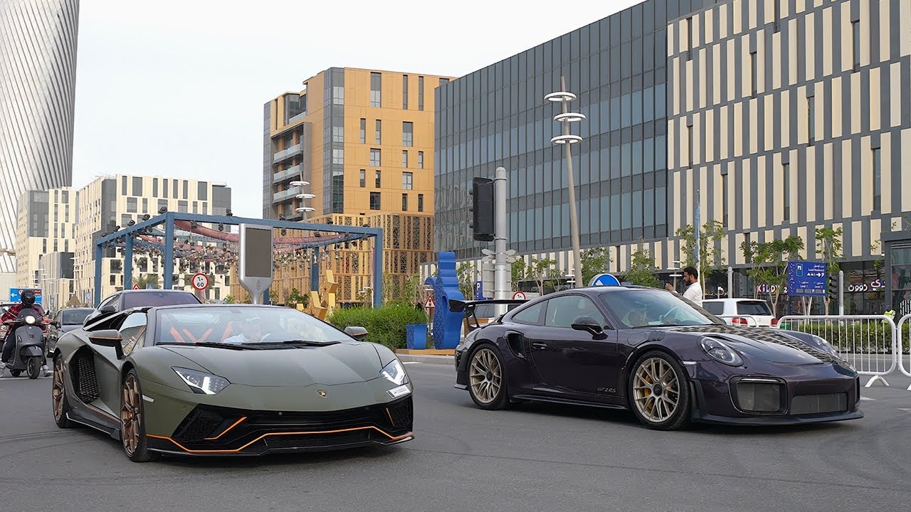Supercar Parade with Novitec Ferrari SF90, Lambo's, GTR's, Fab Design SLS, McLaren Senna