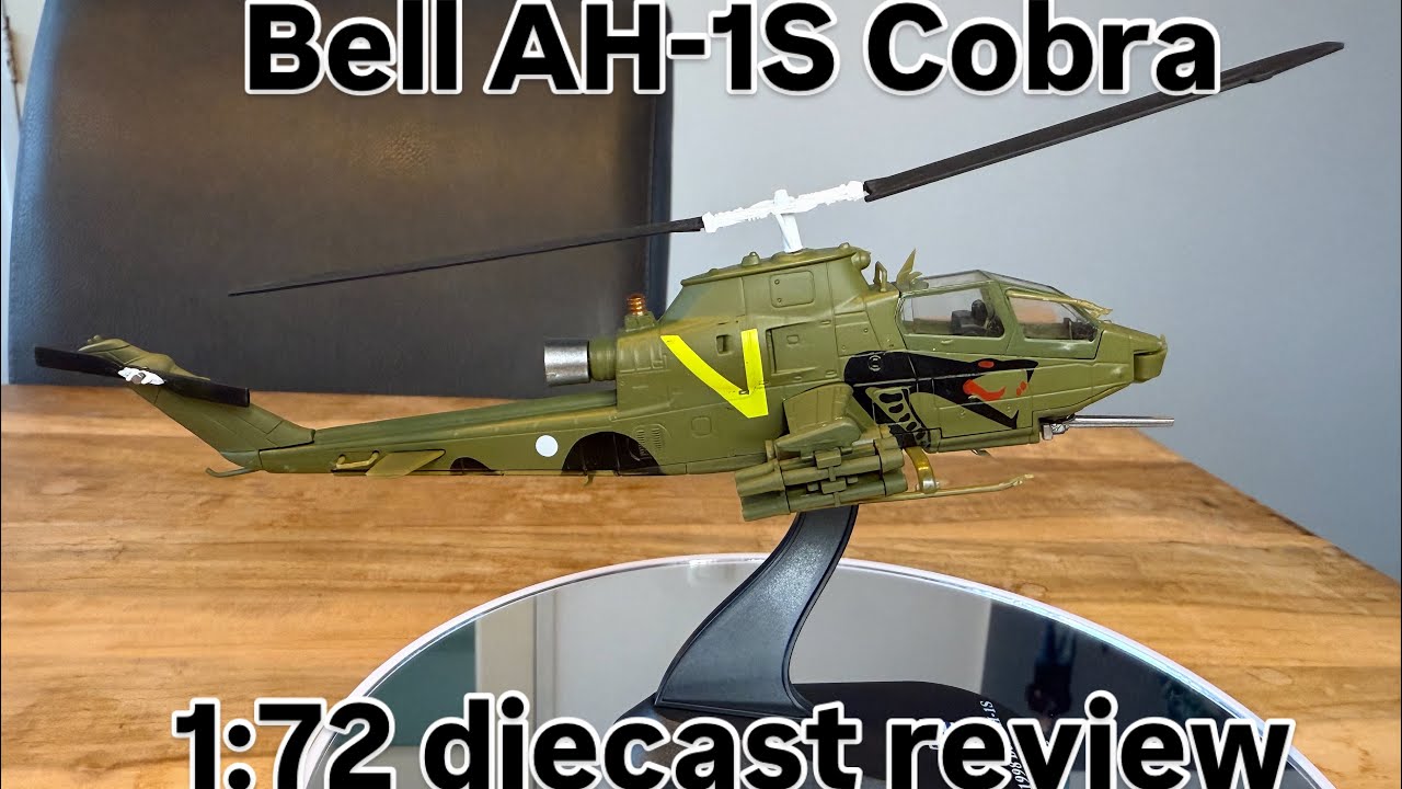 Amercom Bell AH-1 Cobra 1:72 diecast model review