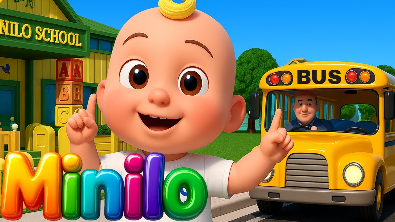 Wheels on the Bus (Part 4) 🚍 | Explore with Minino 🐱 | Fun Kids Songs & Nursery Rhymes 🎶