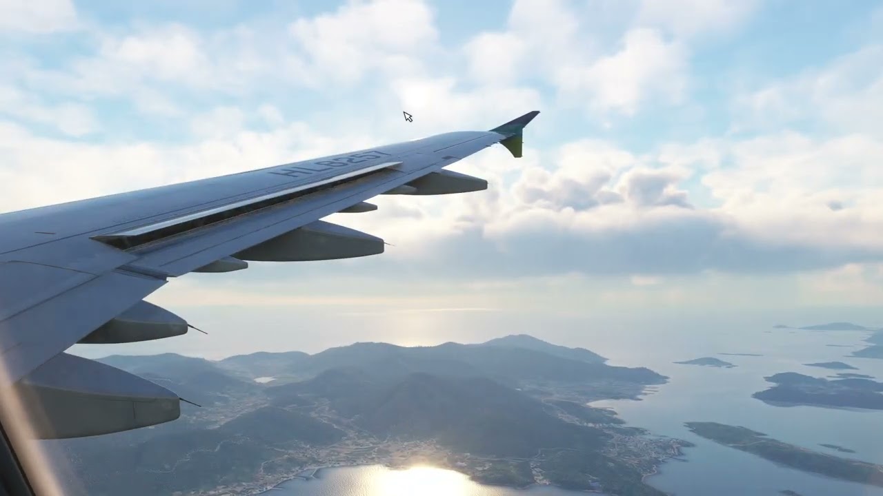 Msfs2020 Air Busan Fenix A321-200 Approaching Yeosu Airport