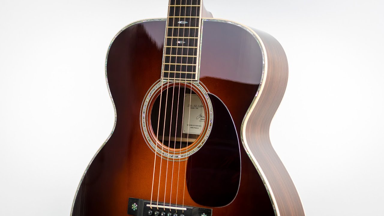 R&R (Roman & Rudi) OM-42 Sunburst Custom (played by Peter Schilm&ouml;ller)