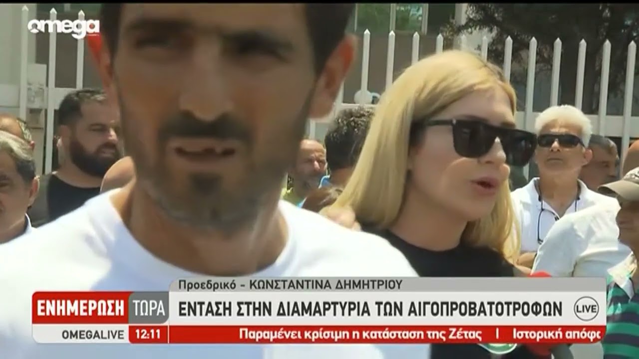 Πρωτόγνωρες εικόνες έξω από το προεδρικό