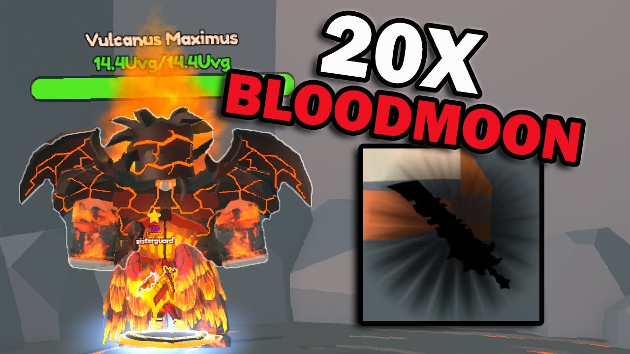 20x Bloodmoons in Sword Fighters Simulator and Got EPIC Secrets!