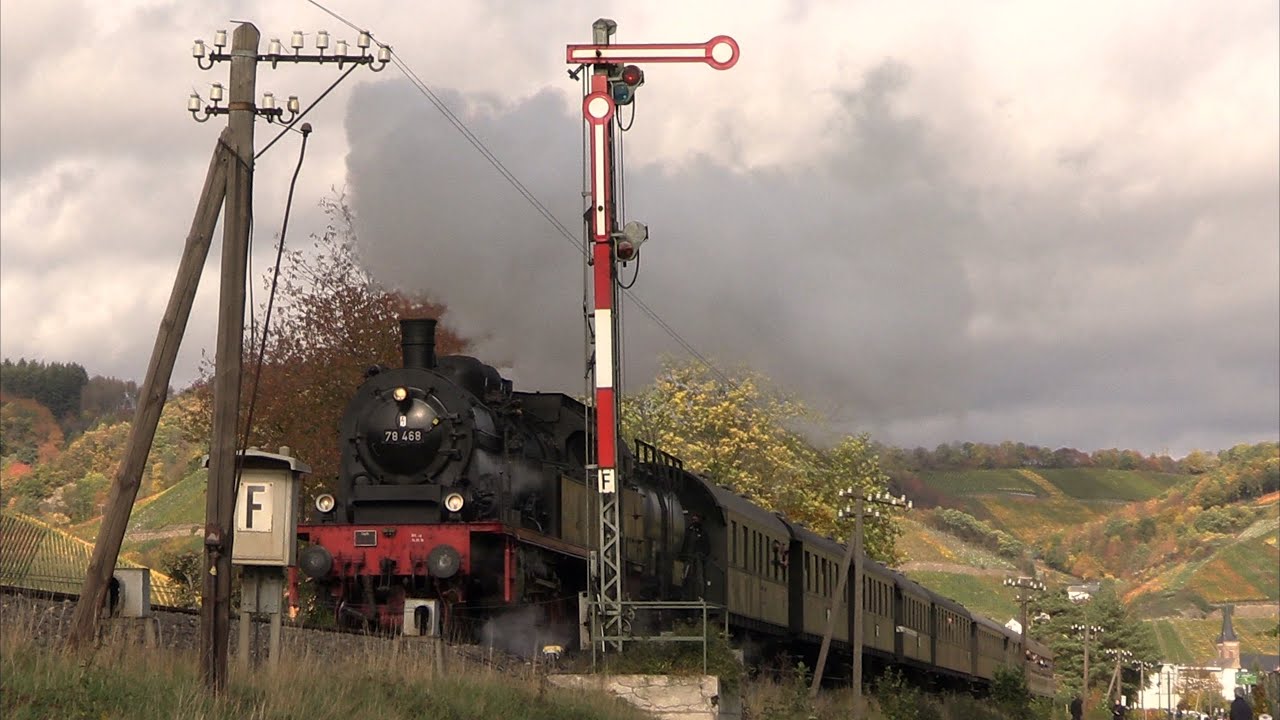 Dampflok 78 468 im idyllischen Ahrtal | Mein letzter Dampfzug 2020 (4K)