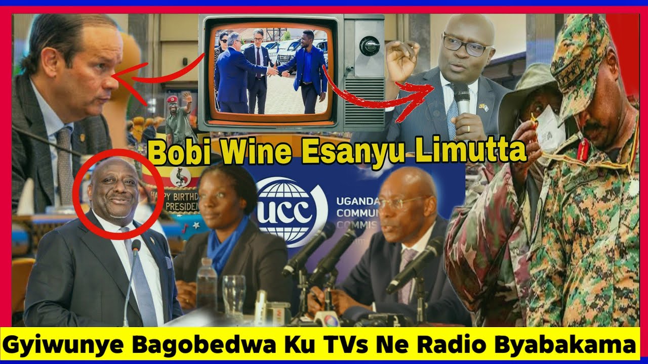 Kiwedde Tufudde Jiwunye Bagobedwa Ku TVs ne Radio UCC Byabakama Awedde Bobi Wine Affa Esanyu