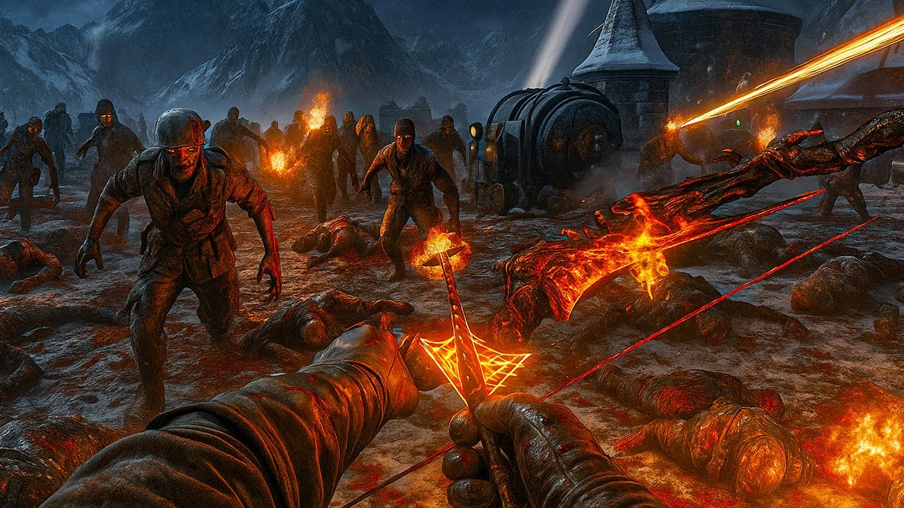 SURVIVING THE CASTLE OF DEATH: DER EISENDRACHE ZOMBIES (NO COMMENTARY)
