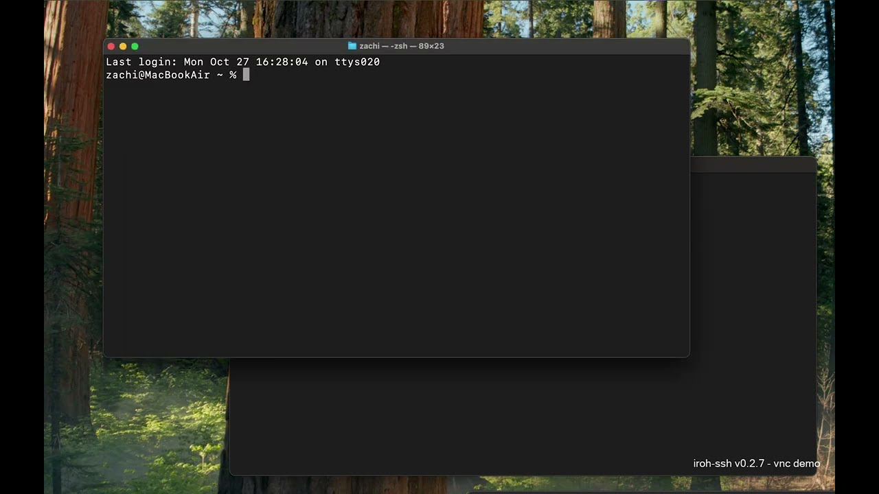 iron-ssh v0.2.7 - VNC over ssh tunnel