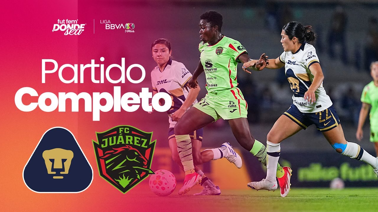 PARTIDO COMPLETO | Pumas 2-2 FC Juárez | Jornada 16 | Apertura 2025
