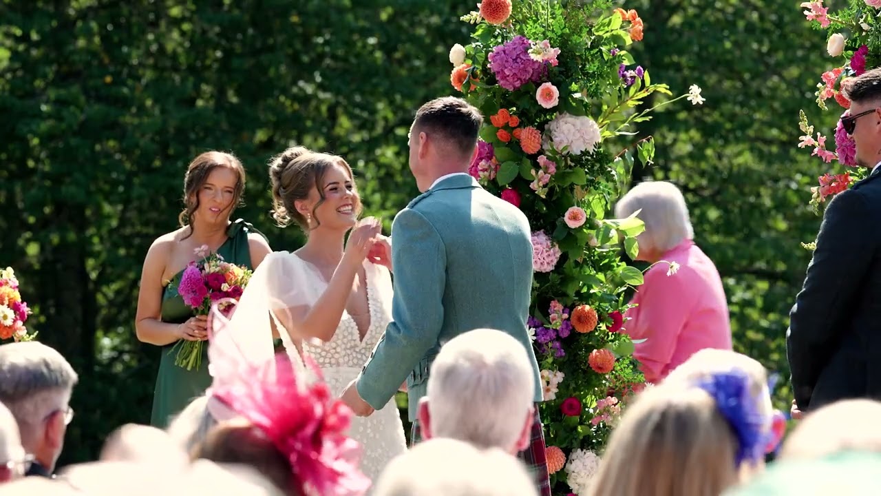 Ballogie House Wedding Highlights: Jennifer and Thomas