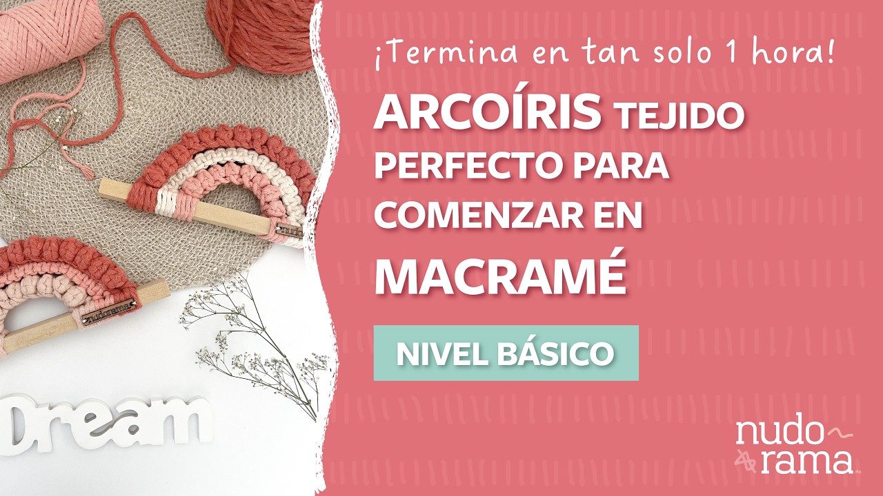 DIY: Tutorial de Arcoíris de Macramé